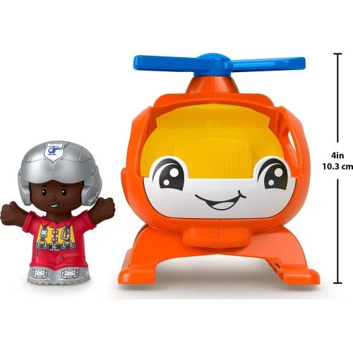 Load image into Gallery viewer, Mattel Little People - Orange Helicopter
