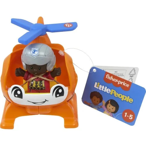 Load image into Gallery viewer, Mattel Little People - Orange Helicopter
