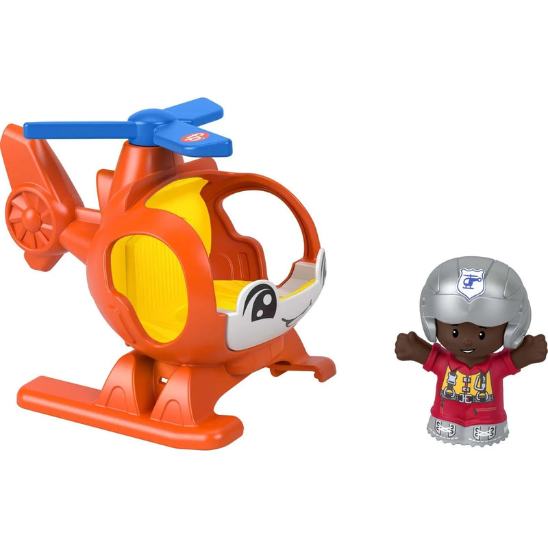 Load image into Gallery viewer, Mattel Little People - Orange Helicopter
