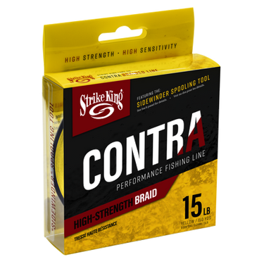 Strike King Contra Braid 150yd/15lb Hi-Vis Yellow