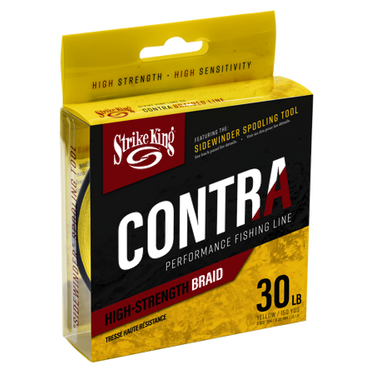 Strike King Contra Braid 150yd/30lb Hi-Vis Yellow