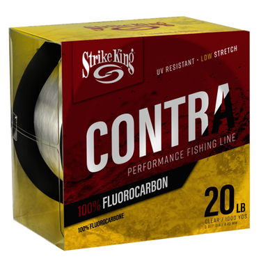 Strike King Contra Fluorocarbon 1000yd/20lb Clear