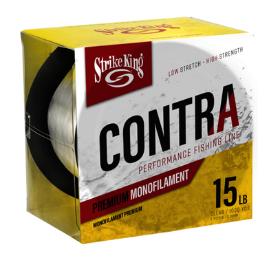 Strike King Contra Monofilament 1000yd/15lb Clear