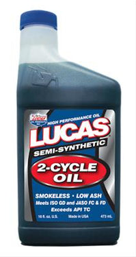 Lucas Semi-Synthetic 2-Cycle High-Temperature Racing Oil 16oz