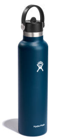 Hydro Flask 24oz Stand Flex Straw Cap Indigo