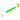Mack's Lure Cha Cha® 2" Squidder (Chartreuse Mirror Silver Tiger/Runny Nose) Size 4