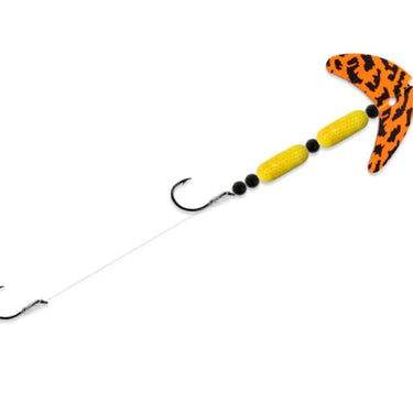 Cha Cha® Crawler Size 4 Orange Black Tiger/Chartreuse Orange Scale