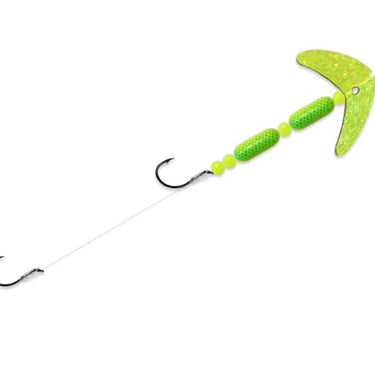 Cha Cha® Crawler Size 4 Chartreuse Sparkle/Chartreuse Green Scale