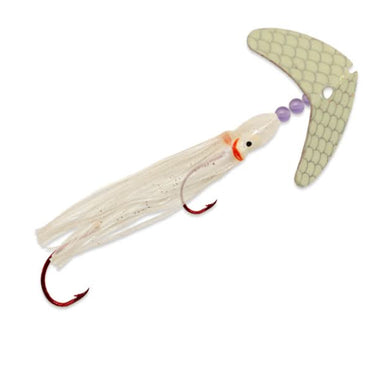 Cha Cha® Salmon Size 4/0&3/0 Glow White Scale/Super UV