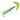 Cha Cha® Salmon Size 4/0&3/0 Chartreuse Sparkle/Green Spatter Glow