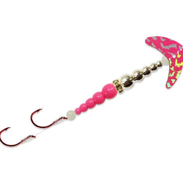 Double Whammy® Kokanee Pro Size 6 Hot Pink Silver Tiger/Chrome/Hot Pink