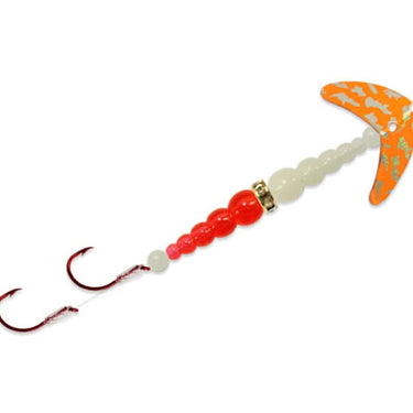 Double Whammy® Kokanee Pro Size 6 Orange Silver Tiger/Glow/Fire Orange