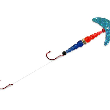 Mack's Lure Double Whammy® Pro (Blue Sparkle/Orange/Blue) Size 4