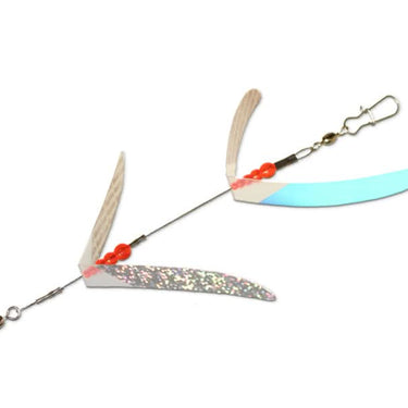 Flash Lite Troll 2-Blade Size 2 7/8 Blade / 8" Silver