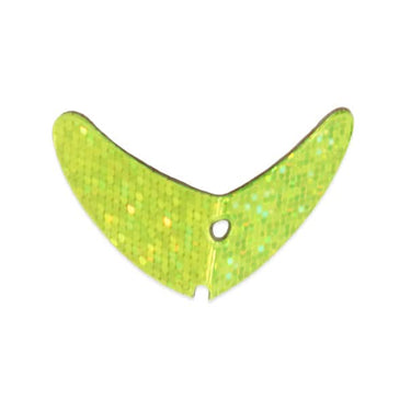 Smile Blade® Sparkle 5-Pack Size 1.5 Chartreuse Sparkle