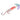 Smile Blade® Kokanee Hoochie Size 4 UV Glo Burst/Red