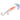 Smile Blade® Kokanee Hoochie Size 4 UV Glo Burst/UV Orange