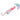Smile Blade® Kokanee Hoochie Size UV Glo Burst/UV Pink