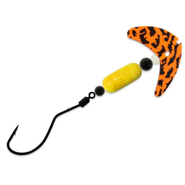 Smile Blade® SpinDrift® Walleye Size 1 Orange Black Tiger/Chartreuse Orange Scale