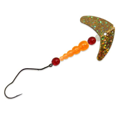 Smile Blade® Super Slow Death Size 1 Gold Sparkle/Fire Orange/Ruby
