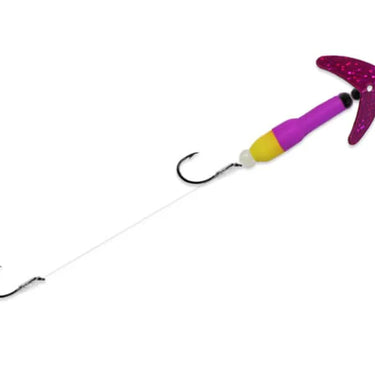 Wally Pop® Crawler Size 2 Dark Cerise Sparkle/True Purple/Yellow