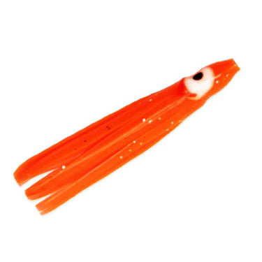 Mack's Lure Squid Skirts 2" 4-Pack (Hot Orange)