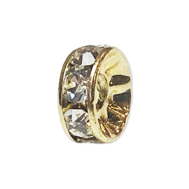 Wedding Ring® Component 3-Pack Size 8mm Gold/Crystal
