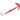 Wedding Ring® Pro Size 4 Pink Silver Tiger/Chrome/Hot Pink