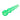Wedding Ring® Tapered Beads Size 1 Florescent Green