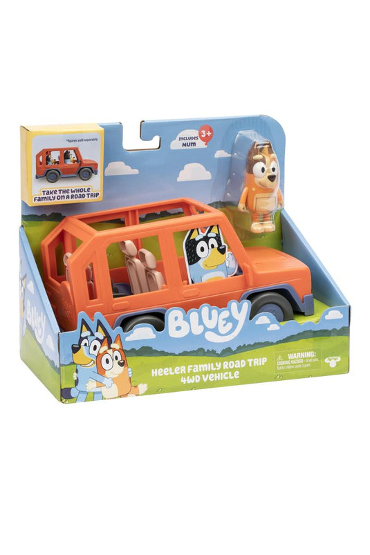 Bluey Heeler Family Road Trip 4WD Vehicle – Series 11