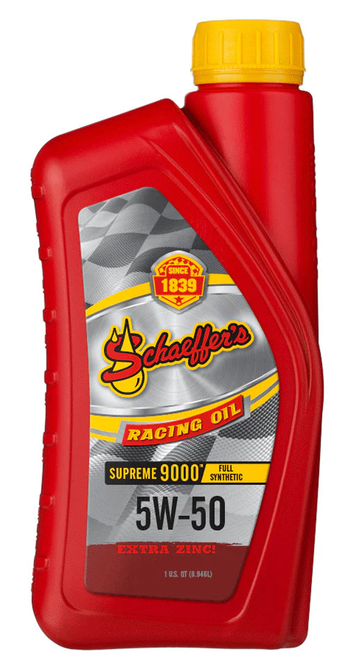 Schaeffer's Supreme 9000™ Full Synthetic Racing Oil 5W-50