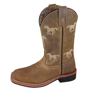 Smoky Mountain Boots Boys Rancher (Brown) Size Child 8.5