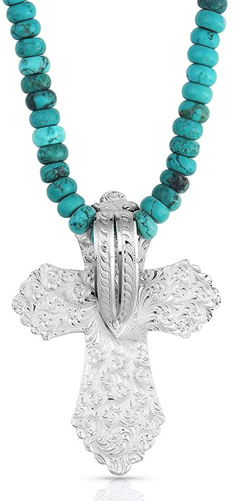 Montana Silversmiths Necklace Women's Authentic Faith Stone