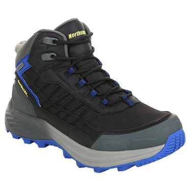 Northside Men's Eaglewood Mid Waterproof Hiking Boot (Black/Royal) Size 8