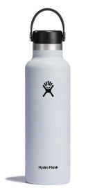 Hydro Flask 21oz Stand Mouth Flex Cap White