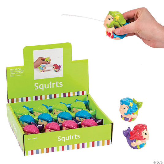 Mini Mermaid Squirt Toys