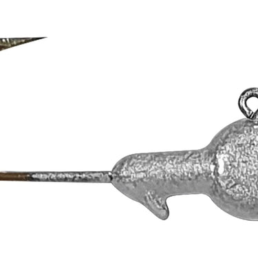 Big Bite Baits 1/4oz Minnow Head Jig 10-Pack (Bare Shad)
