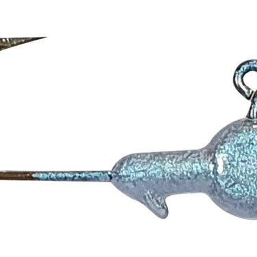 Big Bite Baits 1/16oz Minnow Head Jig 10-Pack (Blue Gizzard)