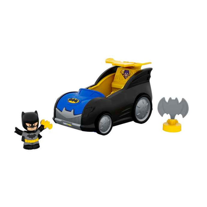 Fisher-Price Little People DC Super Friends 2-in-1 Batmobile Batman Playset