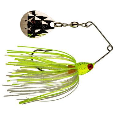 Strike King 1/8oz Mini-King Spinnerbait (Chartreuse White)