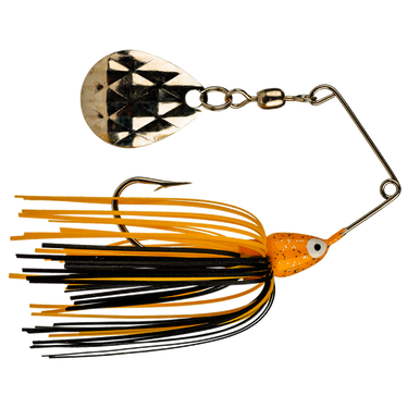 Strike King 1/8oz Mini-King Spinnerbait (Black & Yellow)