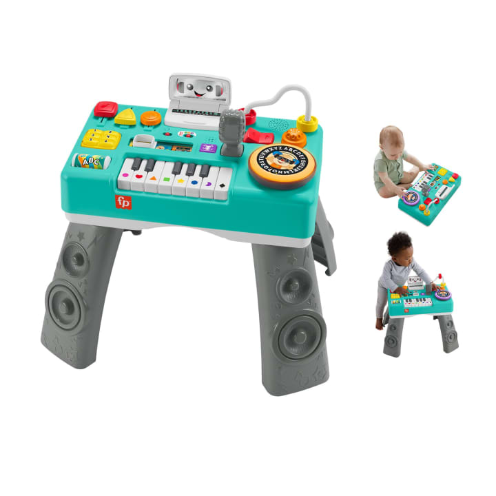 Load image into Gallery viewer, Fisher-Price Laugh &amp; Learn Mix &amp; Learn DJ Table
