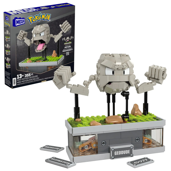MEGA Pokémon Mini Motion Geodude Building Kit With Motion