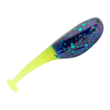 Strike King Lil' Suck'r 1.5" (Junebug Chartreuse)