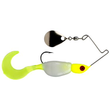 Mr Crappie Spin Baby Spinnerbait 1/8 oz (Refrigerator White)