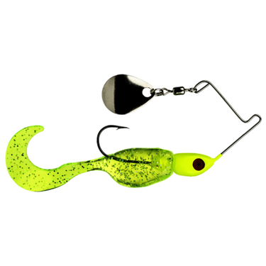Mr Crappie Spin Baby Spinnerbait 1/8 oz (Chartreuse Shiner)