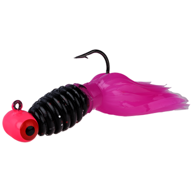 Strike King Mr Crappie Sausage Head 1/8oz Jig (Pink Tuxedo)