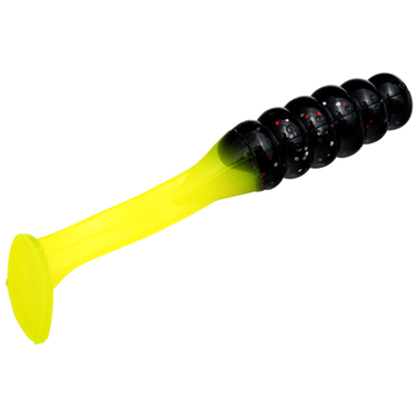 Strike King Mr.Crappie Slabalicious Soft Swimbait (Tuxedo Black Chartreuse)
