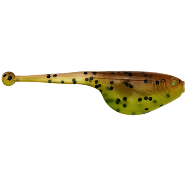 Strike King Mr. Crappie Shadpole Soft Swimbait (Pumpkinseed/Chart)