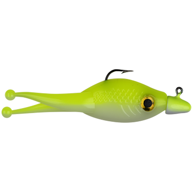 Strike King 1/8oz Mr. Crappie Scizzor Shad Head (Refrigerator White)